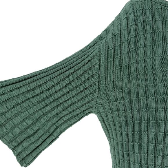 Free People FP Beach Kenzie Sweater Womens XS Frosty Spruce Green - Picture 10 of 13